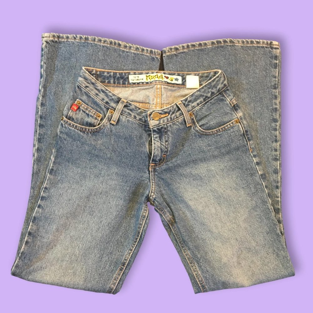 90's Vintage Mudd Denim Bell Bottom Flare Jeans, 3